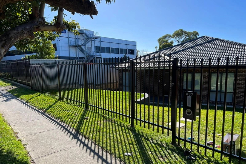 Heavy-duty steel security fencing installation for commercial property — Muller's Fencing Sydney